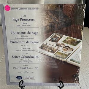 Creative Memories 12x12 Page Protectors (15 sheets/plus 1 bonus sheet)